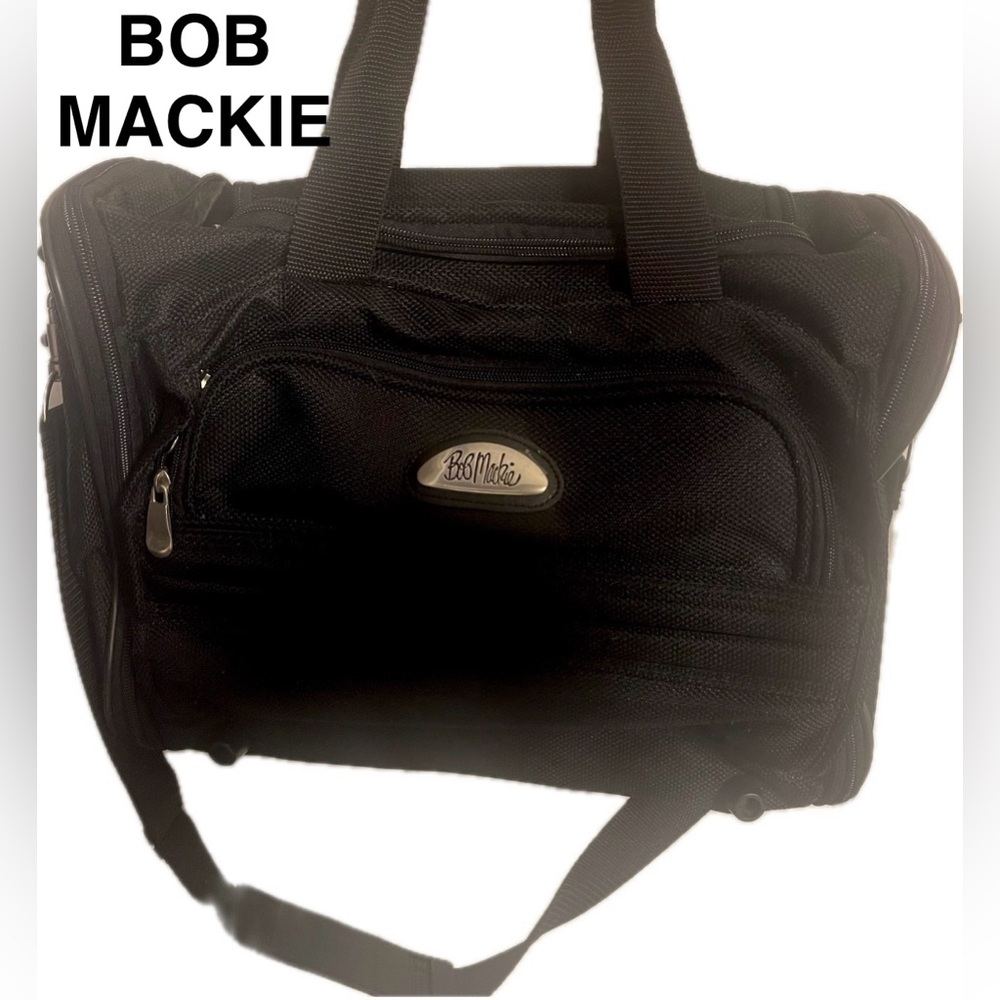 Bob Mackie Duffle Bag With Shoulder Strap Black
